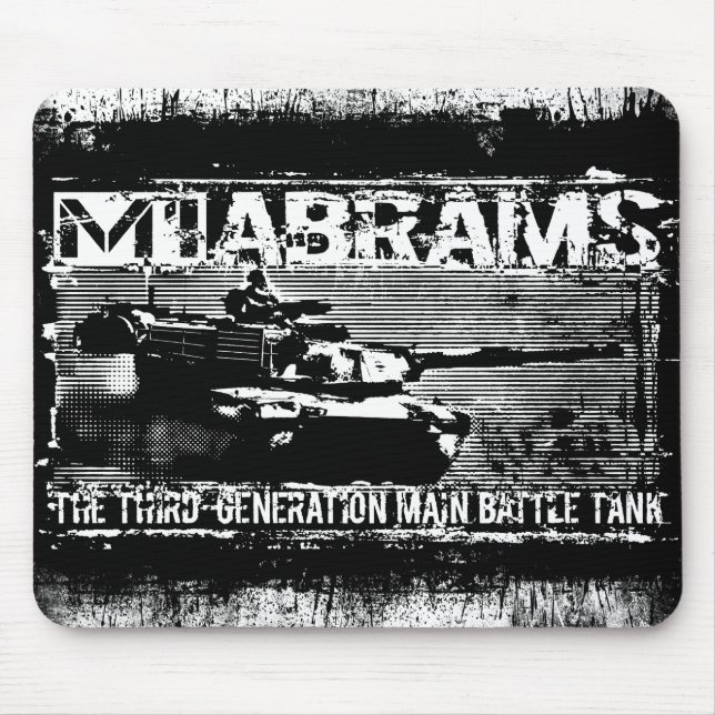 Tapis De Souris M1 Abrams Mousepad (Devant)