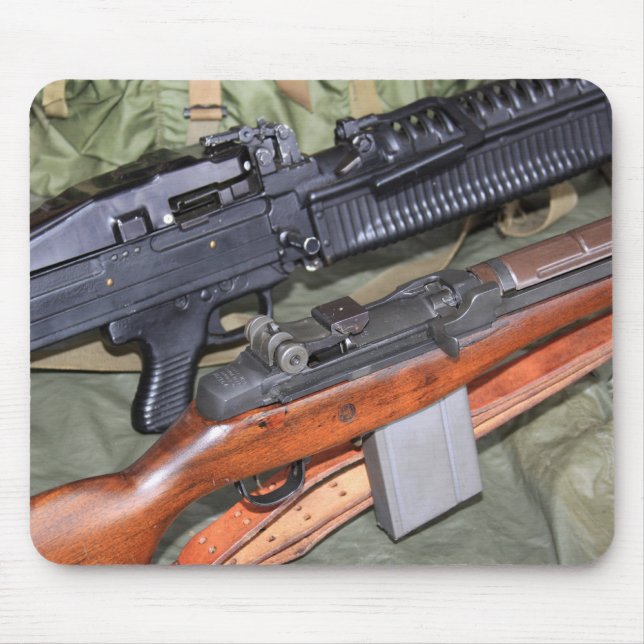 Tapis De Souris M60 et M14 côte à côte Mousepad (Devant)