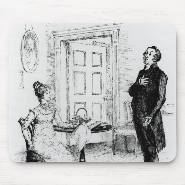 Tapis De Souris M. Collins et Elizabeth (Devant)