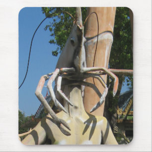 Tapis De Souris M. Crustacean AKA Tête de homard ... Enfer bouddhi