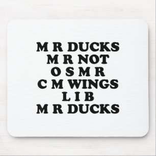 Tapis De Souris M M R Canards T, Amoureux de canards drôles, Citat