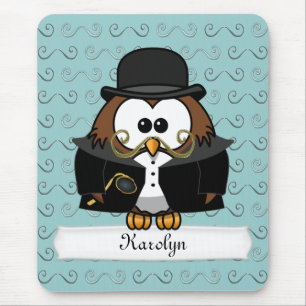 Tapis De Souris M. Mustache Owl
