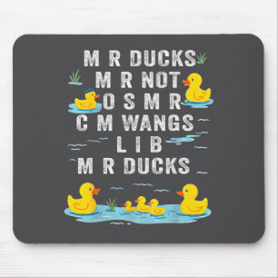 Tapis De Souris M R Canards M R Pas O S M R Cm Wangs Lib M R Canar