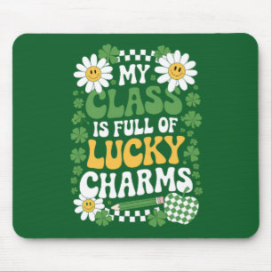 Tapis De Souris Ma classe est pleine de charmes chanceux St Patric