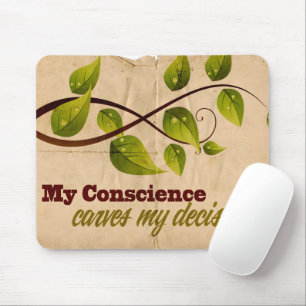 Tapis De Souris "Ma conscience" Motivation Confirmation
