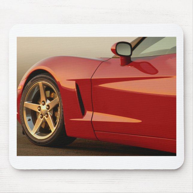 Tapis De Souris Ma Corvette rouge (Devant)