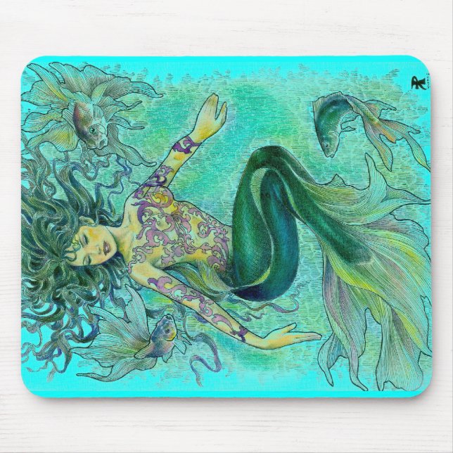 Tapis De Souris ma fantaisie tropicale (Devant)