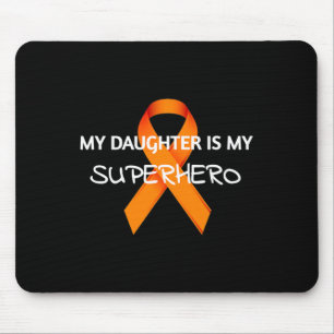 Tapis De Souris Ma Fille Est Mon Superhero Orange Ribbon Awards