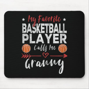 Tapis De Souris Ma joueuse de basket préférée m'appelle mémé S