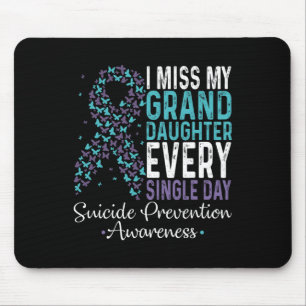 Tapis De Souris Ma Petite-Fille me manque chaque jour P Suicide