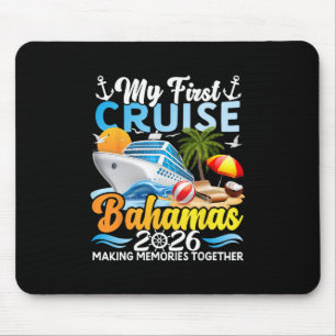 Tapis De Souris Ma première croisière Hamas 2026 Mignonne Première
