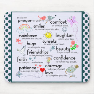 Tapis De Souris Ma Prière Pour Vous