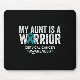 Tapis De Souris Ma Tante Est Un Guerrier Conscience Du Cancer Du C