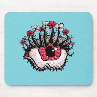 Tapis De Souris Macabre Yeux Déplaisant Goth de cuisine