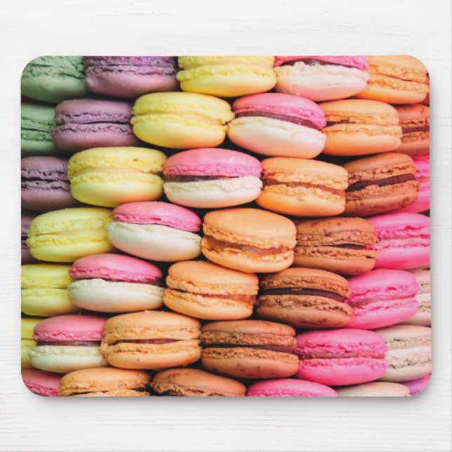 Tapis De Souris Macarons colorés (Devant)