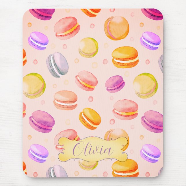 Tapis De Souris Macarons Mousepad Personnalisé (Devant)