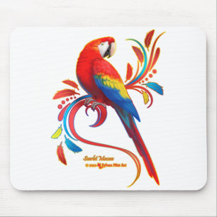Tapis De Souris Macaw-Scarlet