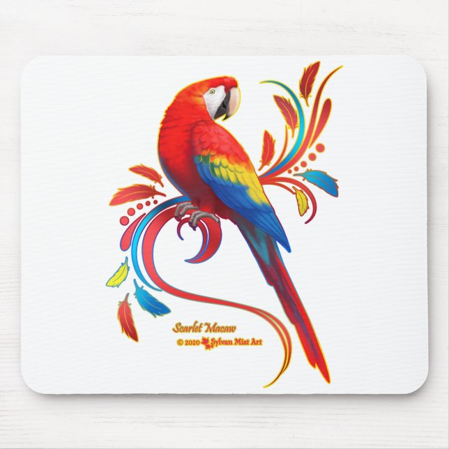 Tapis De Souris Macaw-Scarlet (Devant)
