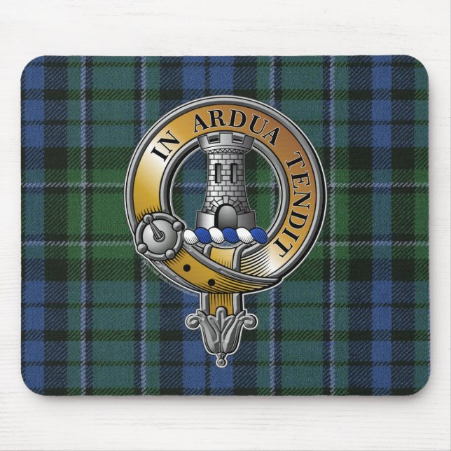 Tapis De Souris MacCallum Tartan & Badge (Devant)