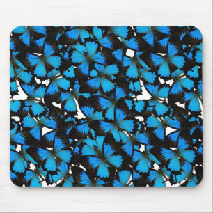 Tapis De Souris Machaon bleu de montagne