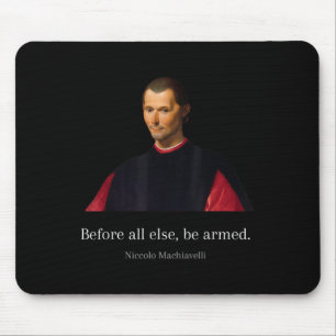 Tapis De Souris Machiavel Cite L'Art De Guerre Machiavélique Wise 