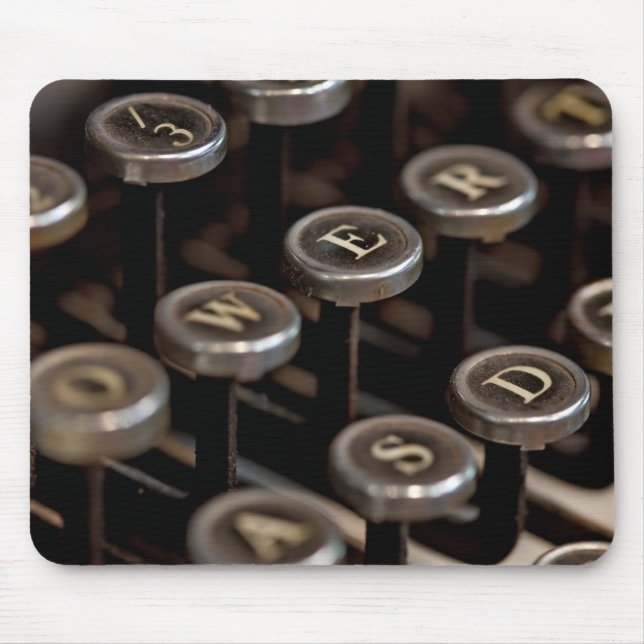 Tapis De Souris Machine à écrire (Devant)