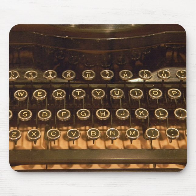 Tapis De Souris Machine à écrire (Devant)