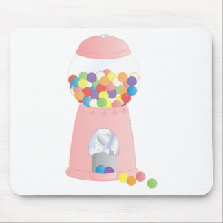 Tapis De Souris Machine à gumball rose