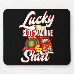 Tapis De Souris Machine à sous chanceuse Casino Las Vegas Jeux de