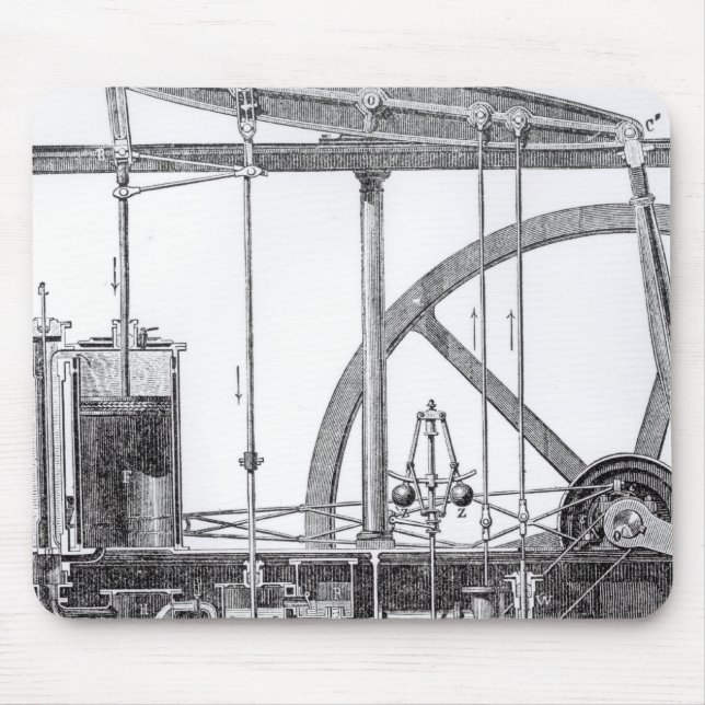 Tapis De Souris Machine à vapeur (Devant)