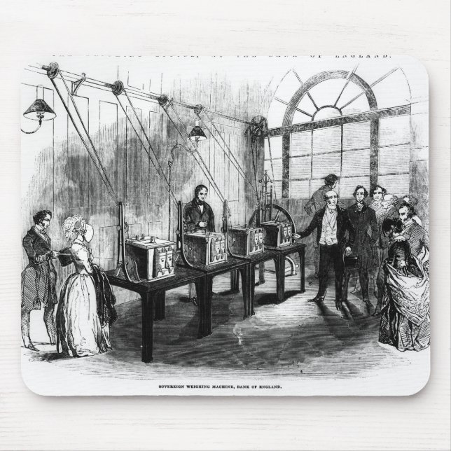 Tapis De Souris Machine de pesage souveraine, Banque d'Angleterre (Devant)