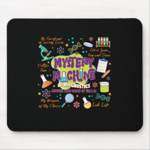Tapis De Souris Machine Mystère de la Semaine du Laboratoire de Di