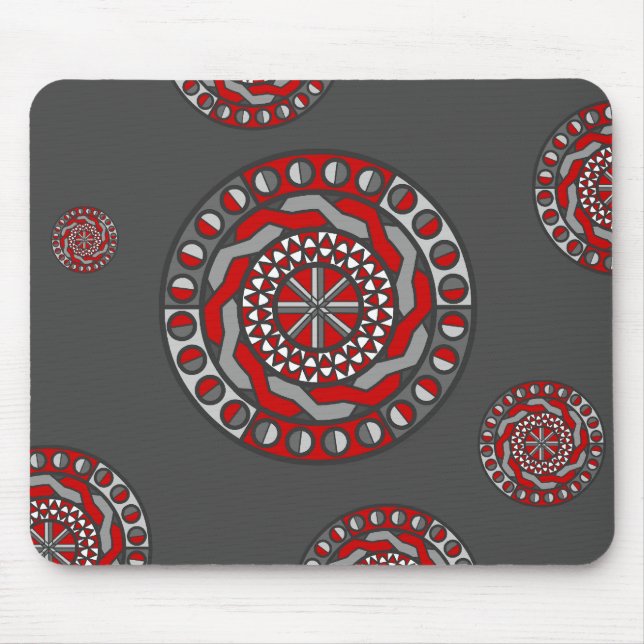 Tapis De Souris Machine rouge Mousepad (Devant)