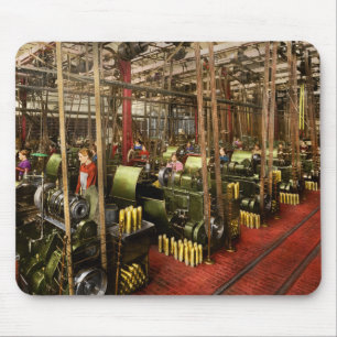 Tapis De Souris Machiniste - Guerre - Ceintures et Bombes 1916