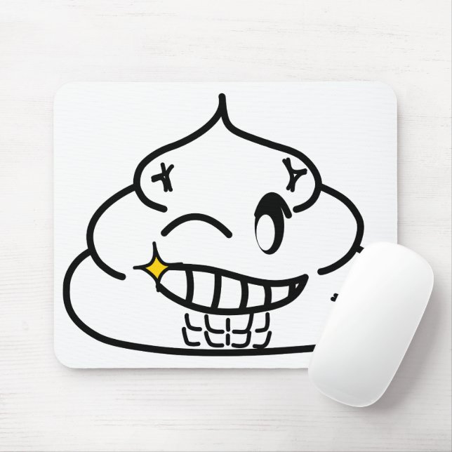Tapis De Souris Macho Poop - Brootsch le PooPoo (Avec souris)