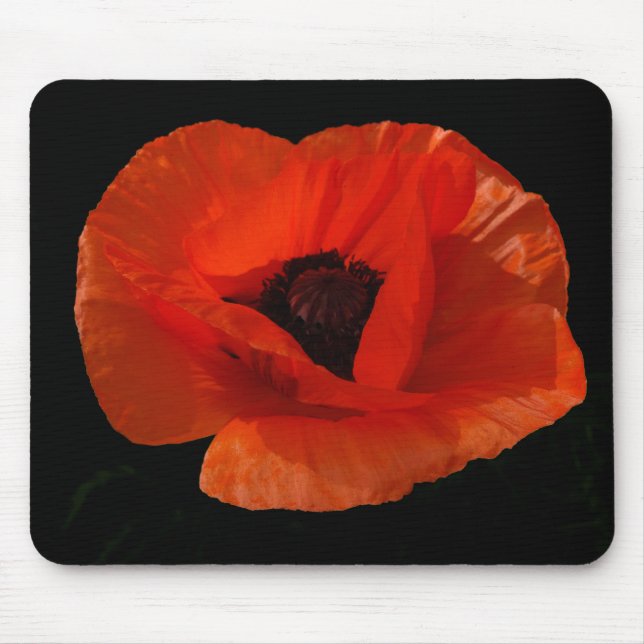 Tapis De Souris Macro Red Poppy (Devant)