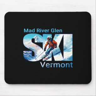 Tapis De Souris Mad River Glen Cool Ski Vacances Ski Extérieur Sk