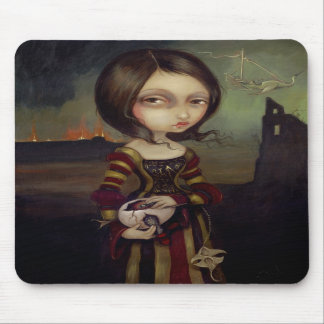 Tapis De Souris Madame avec un oeuf Mousepad gothique de Bosch