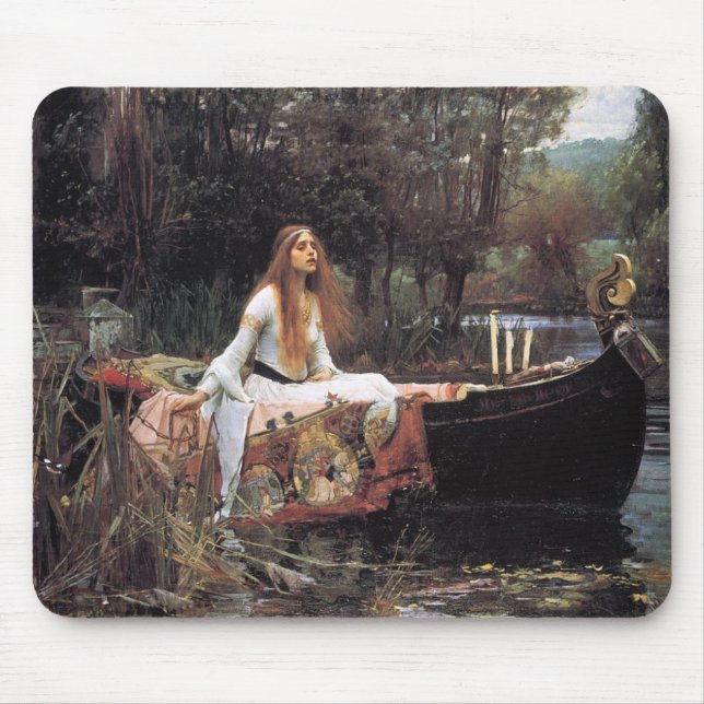 Tapis De Souris Madame d'échalote Mousepad (Devant)