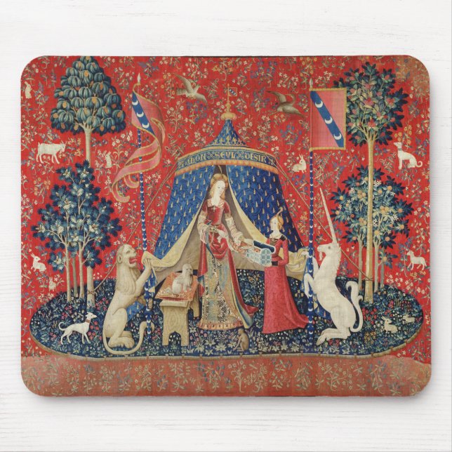 Tapis De Souris Madame et la licorne : "À mon seulement desire (Devant)