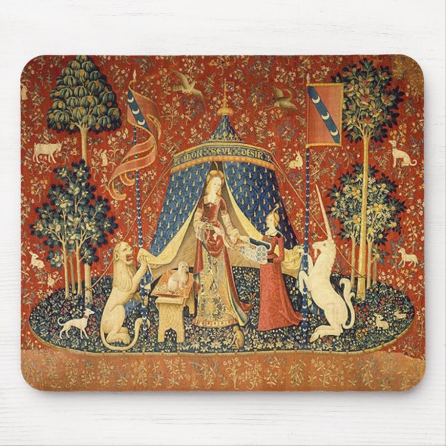 Tapis De Souris Madame et la licorne : Désir (Devant)