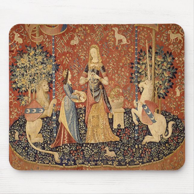 Tapis De Souris Madame et la licorne : Odeur (Devant)