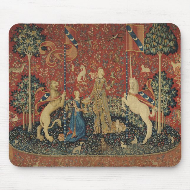 Tapis De Souris Madame et la licorne : 'Taste (Devant)