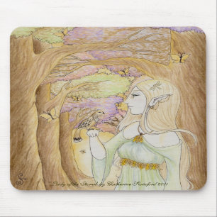 Tapis De Souris "Madame mousepad de forêt"