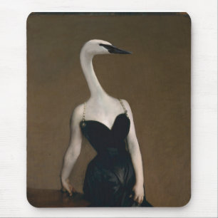 Tapis De Souris Madame X a le cou de cygne Mousepad