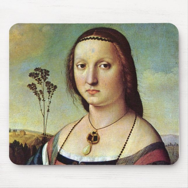 Tapis De Souris Maddalena Doni - Raphael - c1506 (Devant)