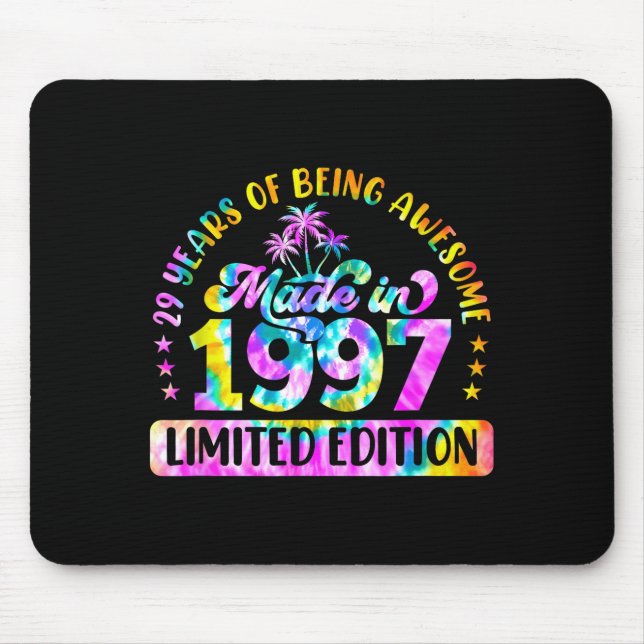 Tapis De Souris Made In 1997 Limited Edition 29 Birthday 29 Year O (Devant)