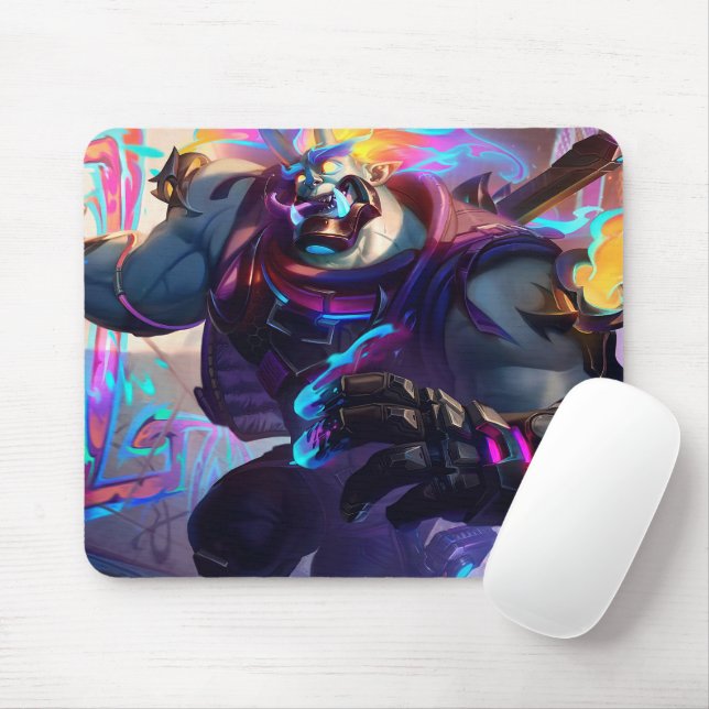 Tapis De Souris Madman Gaming Mousepad | Power Lifter Art Thème (Avec souris)