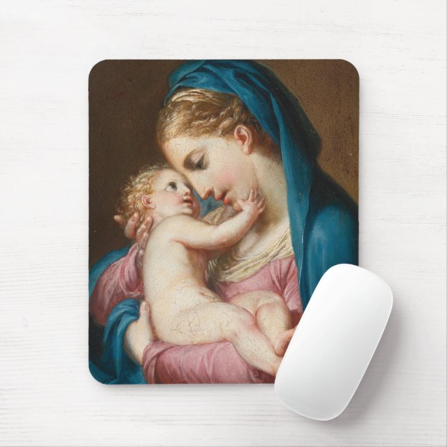 Tapis De Souris Madone et Enfant (Avec souris)