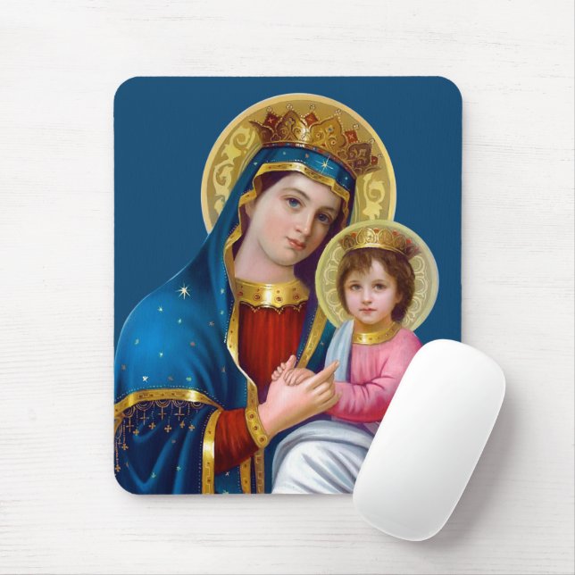 Tapis De Souris Madone et Enfant (Avec souris)